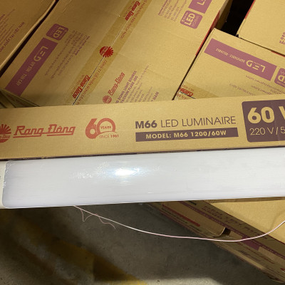 Bóng đèn LED Tuýp 1m2 60w nhôm nhựa Rạng Đông, siêu sáng tiết kiệm điện, Model M66 1200/60W