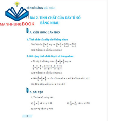 Sách: Rèn Kĩ Năng Giải Toán Lớp 7 - Tập 2