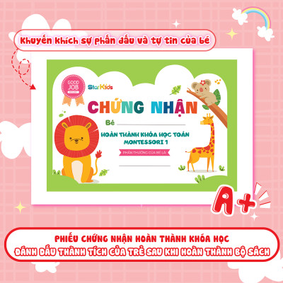 Học Toán Montessori 1 ( Phát triển trí tuệ 4+)