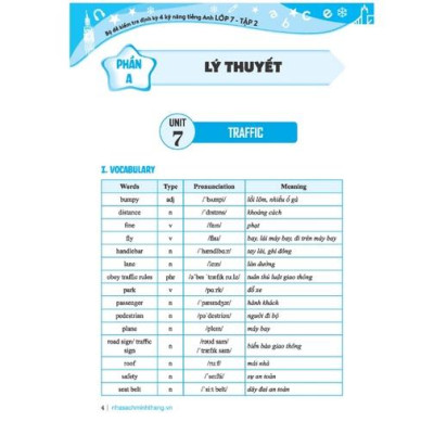 Sách - GLOBAL SUCCESS - Bộ đề kiểm tra định kỳ 4 kỹ năng tiếng anh lớp 7 tập 1 (có đáp án)