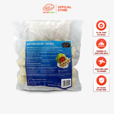 Cá viên Tâm Lợi, loại cao cấp - Đảm bảo sức khỏe - Giao nhanh trong 3h - 200gr