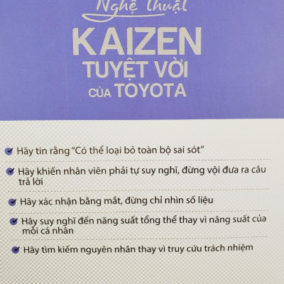 Nghệ Thuật KAIZEN Tuyệt Vời Của TOYOTA