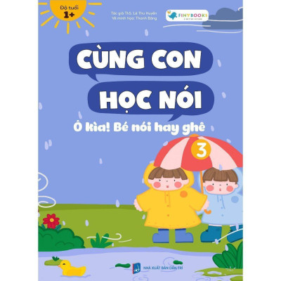 Sách - Bộ Sách Cùng Con Học Nói - Dành Cho Bé Từ 1 Tuổi - MCBooks