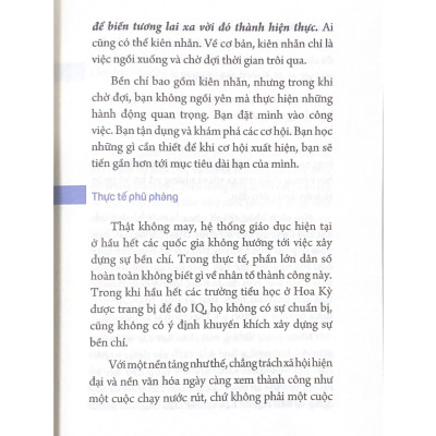 Bền Chí Để Thành Công - Vanlangbooks