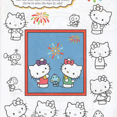 Hello Kitty - Rèn Luyện Khả Năng Quan Sát (Tô Màu)