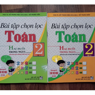 Sách - Bài tập chọn lọc Toán 2 - Tập 1 (Hai buổi trong ngày) BS theo chương trình GDPT mới