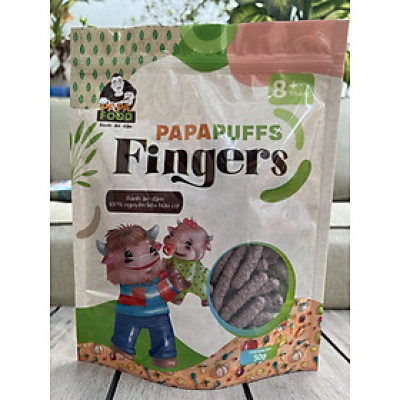 BÁNH ĂN DẶM PAPAFOOD PAPAPUFFS - FINGERS - 100% NGUYÊN LIỆU HỮU CƠ