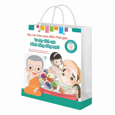 Combo Lật Mở Cùng Con - Làm Việc Nhà, Dễ Thôi Mà! + Bộ Túi 2 - Song Ngữ Anh - Việt - Gieo Hạt Lành Cho Con - Dạy Con Theo Quan Điểm Phật Giáo - Nhận Thức Tốt : Biết Yêu Thương Bản Thân - Biết Giữ Bình Tĩnh - Biết Phân Biệt Đúng - Sai