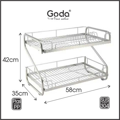 Kệ Chữ S 2 Tầng Tiện Ích Goda PT955