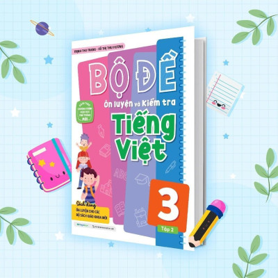 Sách - Bộ Đề Ôn Luyện Và Kiểm Tra Tiếng Việt Lớp 3 - Combo 2 Tập - Megabook