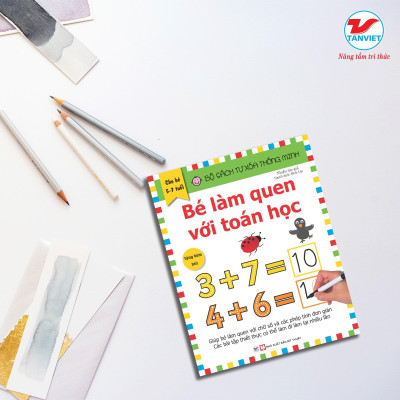 Bộ Sách Tự Xóa Thông Minh - Bé Làm Quen Với Toán Học (5 -7 tuổi) (Tặng Kèm Bút Xóa)