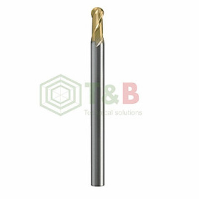 Dao Phay Cầu R4 x 12 x 90L Union Tool Model HSB2080-1200,Dao phay ngón gia công sau nhiệt
