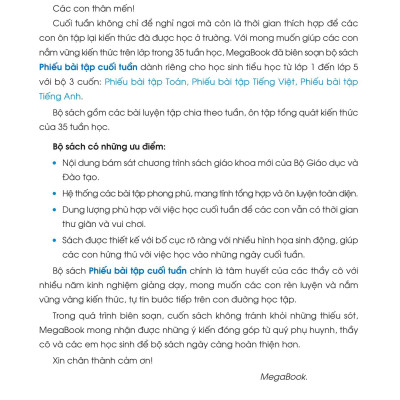 Global Success - Phiếu Bài Tập Cuối Tuần Tiếng Anh 3