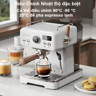 Máy pha cà phê Espresso chuyên nghiệp thương hiệu HiBREW H10 Plus cao cấp - Hàng chính hãng