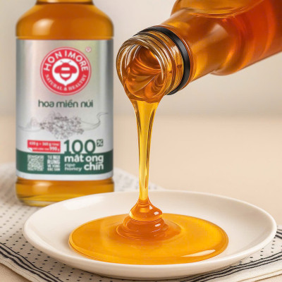 Honimore Mật ong chín Hoa Miền Núi 630g - MUA 2 TẶNG 1 CHAI CÙNG  SIZE