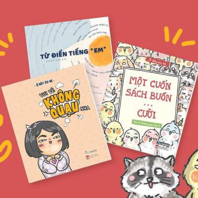 Combo 3 cuốn Từ điển tiếng em - Vui vẻ không quạu - Một cuốn sách buồn ... cười