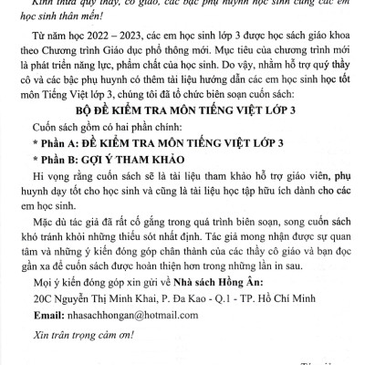 Sách bổ trợ_Bộ Đề Kiểm Tra Môn Tiếng Việt Lớp 3 (Dùng Kèm SGK Kết Nối Tri Thức Với Cuộc Sống)_HA