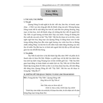 Sách - Dạng Đề Cảm Nhận Đoạn Trích Thơ Ngữ Văn Lớp 12 - Khang Việt Book