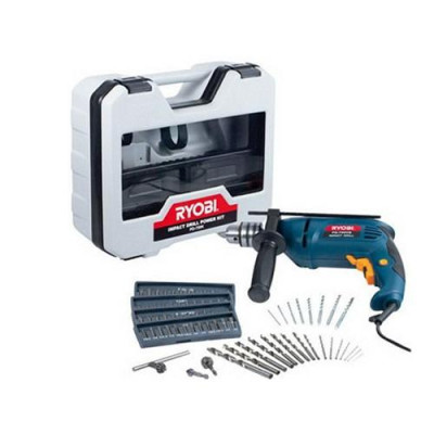 Bộ máy khoan cầm tay đa năng điện 750W RYOBI (KYOCERA) - PD-750K (Kèm 77 linh kiện) - Hàng Chính Hãng