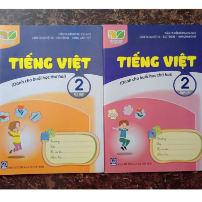 Sách - Combo Tiếng Việt 2 (Tập 1 + Tập 2) - Dành cho buổi học thứ 2 (Kết nối tri thức với cuộc sống)