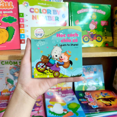 Rèn Luyện Thói Quen Tốt - Song Ngữ Anh-Việt - Học Cách Chia Sẻ (Dành Cho Trẻ Từ 2-6 Tuổi) (Tái Bản 2023)