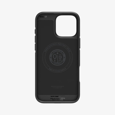 Ốp Lưng Spigen Sạc từ tính cho iPhone 16 Pro Max/ 16 Pro, SPIGEN CORE ARMOR MAGFIT MATTE BLACK Chống Sốc_ Hàng Chính Hãng