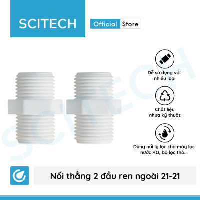 Bộ lọc nước sinh hoạt, bộ ba lọc thô 10 inch Aquafitt by Scitech (3 cấp lọc) - Hàng chính hãng