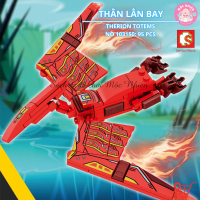 Đồ chơi lắp ráp xếp hình SEMBO BLOCK - Thánh thú mạnh thần long (589 mảnh ghép) (6 trong 1 103145/6/7/8/9- 1013150) - Dành cho bé trai từ 6 tuổi