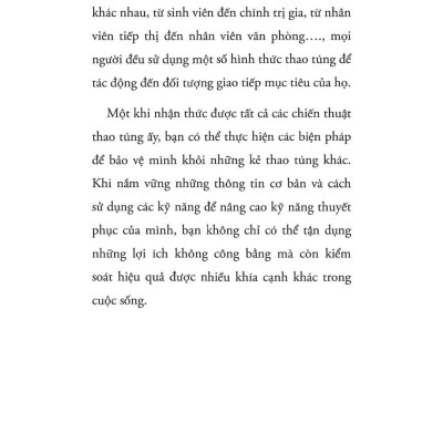 Thao Túng Tâm Lý Trong Công Việc