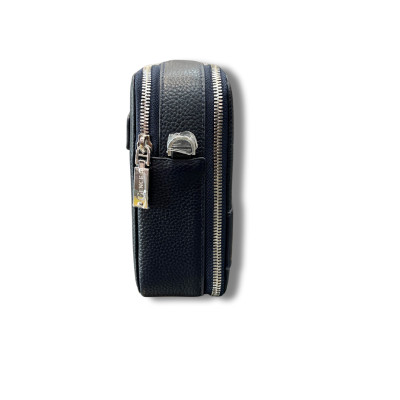 Túi Cầm Tay Nam Đeo Chéo Chính Hãng GENCE TC04 Da Bò Cao Cấp Màu Xanh Navy