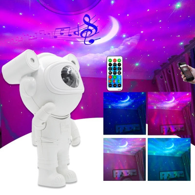 Đèn Phi Hành Gia Có Kèm Loa bluetooth, Nháy Theo Nhạc, Remote Điều Khiển Thuận Tiện, Đèn Thiên Hà