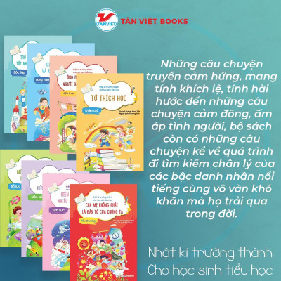 Sách - Nhật Kí Trưởng Thành Cho Học Sinh Tiểu Học - Combo 8 Cuốn - Vương Ngọc Yến - Tân Việt Books