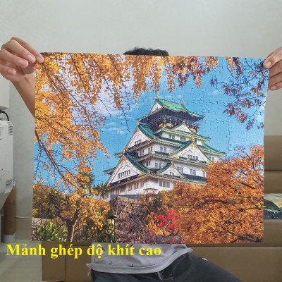 Bộ tranh xếp hình cao cấp 1000 mảnh ghép – Lâu Đài Neuschwanstein, Đức (50x79cm)
