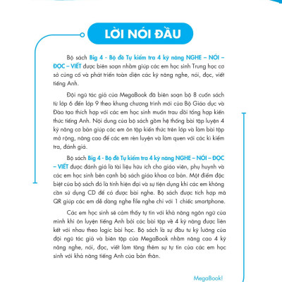 Global Success - Big 4 - Bộ Đề Tự Kiểm Tra 4 Kỹ Năng Nghe-Nói-Đọc-Viết Tiếng Anh Cơ Bản Và Nâng Cao 8 - Tập 1