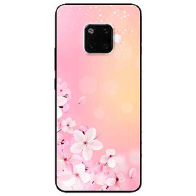 Ốp lưng in cho Huawei Mate 20 Pro Mẫu Đào Hồng