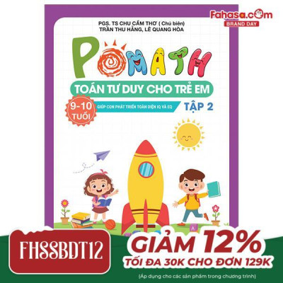 Sách - Pomath - Toán Tư Duy Cho Trẻ Em - 9-10 Tuổi - Tập 2