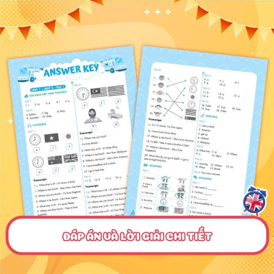 Sách - Big 4 Bộ Đề Tự Kiểm Tra 4 Kỹ Năng Nghe - Nói - Đọc - Viết Cơ Bản Và Nâng Cao Tiếng Anh Lớp 4 - Tập 1 - Megabook