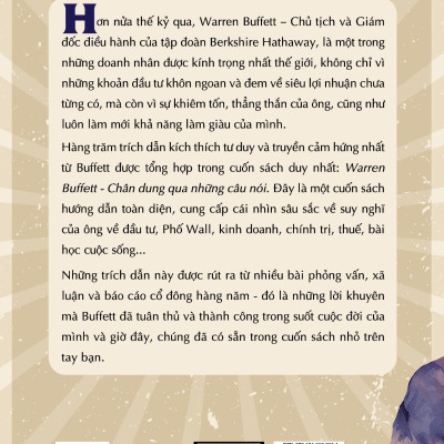 Warren Buffett - Chân Dung Qua Những Câu Nói