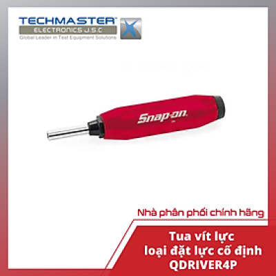 Tua vít lực loại đặt lực cố định Snap-On QDRIVER4P - Dải lực 4 in.lb - 40 in.lb ( Hàng chính hãng, Bảo hành 12 tháng )