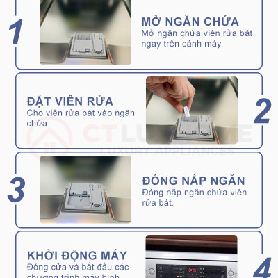 Viên rửa chén bát Finish Quantum All in 1 hương chanh 60 viên- Đức