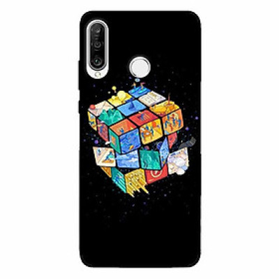 Ốp lưng in cho Huawei P30 Lite Rubik Vũ Trụ
