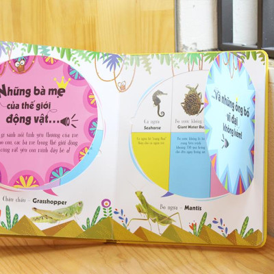 Sách-Lật Mở Khám Phá - 100 Từ Đầu Tiên Về Các Loài Động Vật