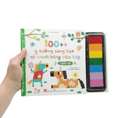 100++ ý tưởng sáng tạo vẽ tranh bằng vân tay - Động vật