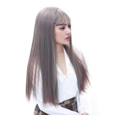 Nguyên đầu xám line cao cấp chịu nhiệt- hình thật- tặng lưới chùm tóc