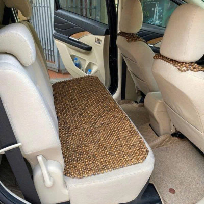Băng Đệm Lót Ghế Sau Ô Tô Hạt Gỗ Hương Mộc 12ly ( hình thật ) 