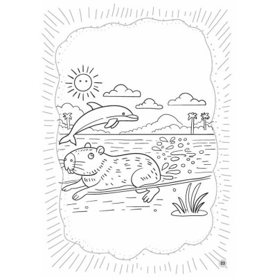Sách - Bé Tô Màu Capybara - Bộ Trưởng Bộ Ngoại Giao - Cuộc Sống Muôn Màu - Tặng Kèm Sticker - Việt Thư
