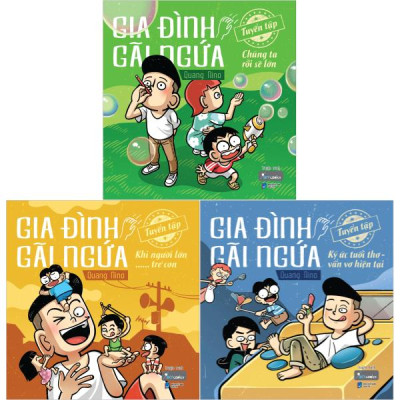 Combo Sách Gia Đình Gãi Ngứa (Bộ 3 Cuốn) - Tặng Kèm sổ tay xương rồng