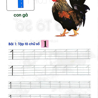 Chuẩn Bị Cho Bé Vào Lớp 1 - Tập Tô Số (Tái Bản)