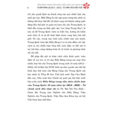 Biển Đông trong tầm nhìn chiến lược của Trung Quốc - 10 năm nhìn lại (2012-2022) từ chính sách đến thực thi