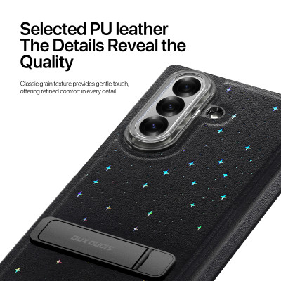 Bao da có chân chống Dux Ducis STEX Series PU Leather Foldable dành cho Samsung Galaxy Z Fold 7_Hàng chính hãng